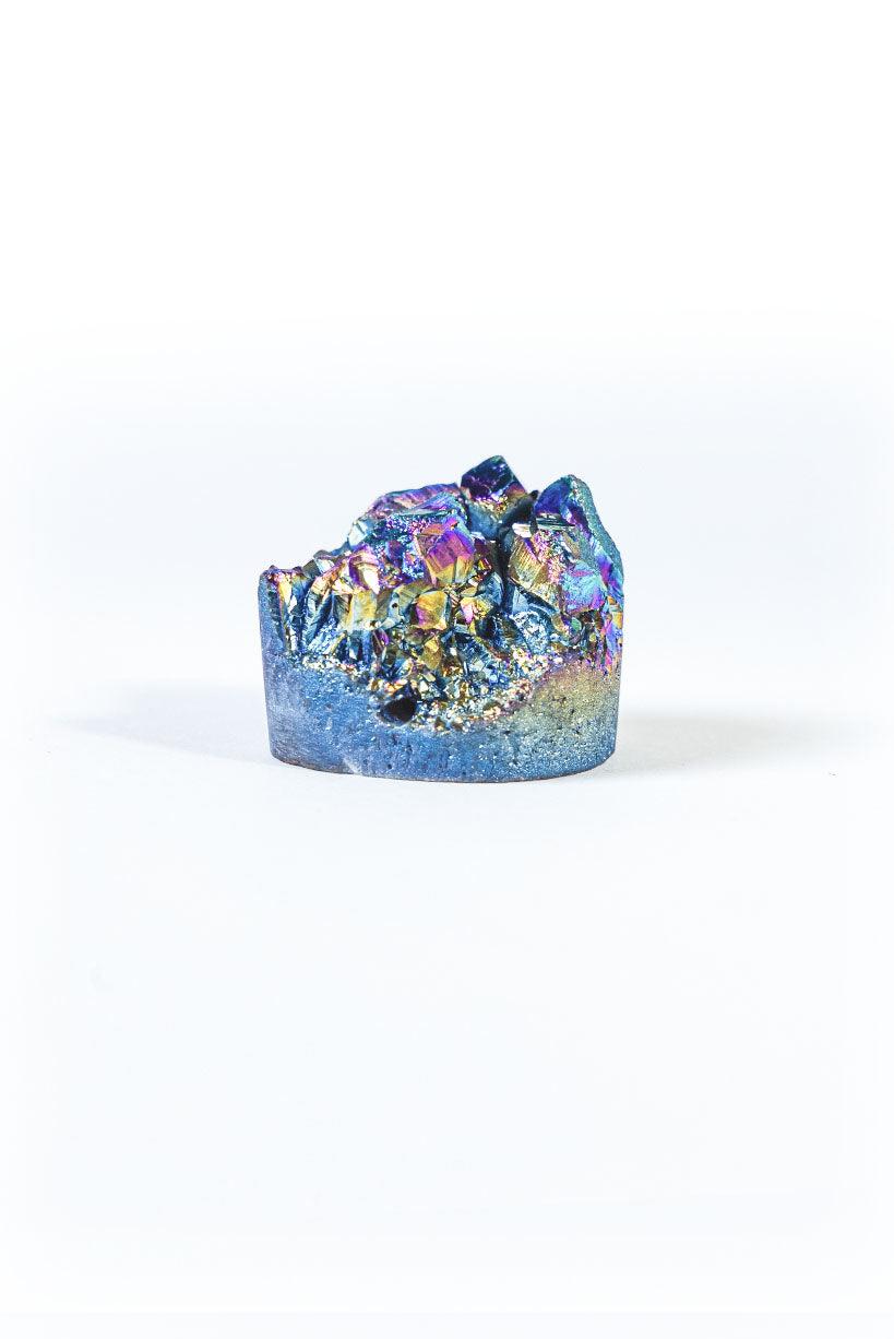 Rainbow Druzy Oval - Elsie & Fred