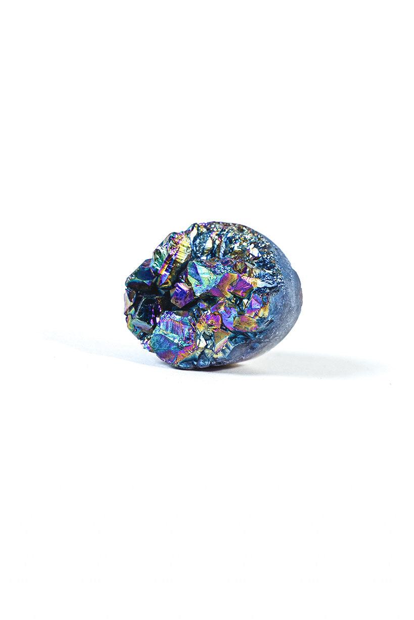 Rainbow Druzy Oval - Elsie & Fred